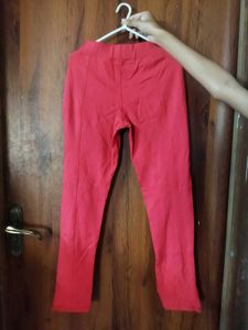 Bright Red Pants