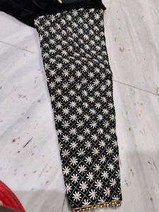 Butique Black Velvet Kurta