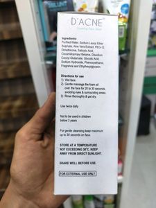 D&#39;ACNE FACE WASH GLENMARK DANCE FACEWASH Foaming