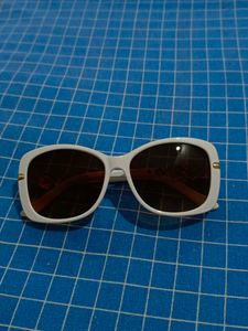 White Sunglasses Coffee Colour Shades