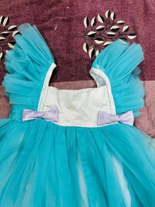 Sky blue Princess Frock