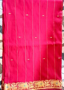 🥻 Red Festive Saree