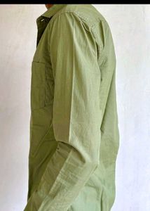 Dennis Lingo Green Shirt 38 inch S Size