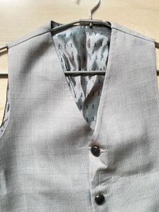 *Brand New Wedding Gray Vest &amp; Pants Set