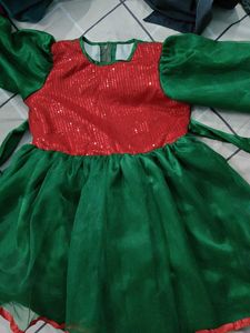Girls partywear Sequence Frock