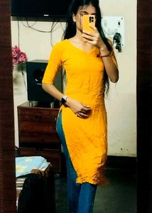 Yellow Kurti Tunic