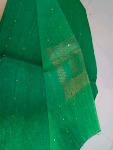 Emerald Green Saree