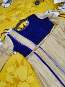 Blue Cream Dress
