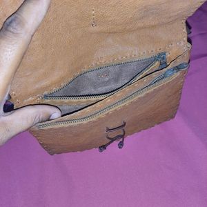 Vintage Leather Crossbody Bag