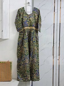 Elegant Pink &amp; Gold Ethnic Gown