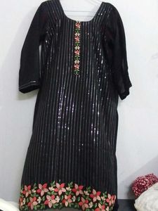 Black Georgette Suit For Women