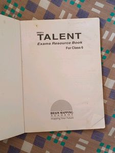 BMA&#39;S Talent Exams Resource Book (Class VI)