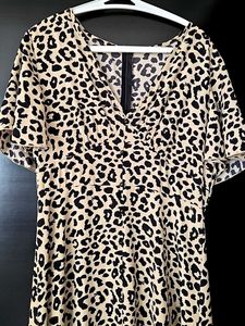 Leopard Print Maxi Dress