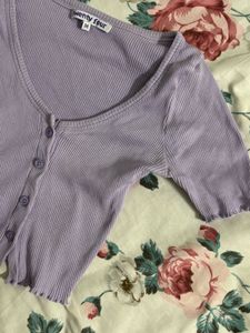 Lavender Crop Top