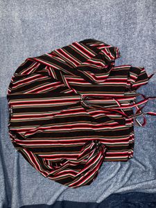 Striped Tie-Waist Dress