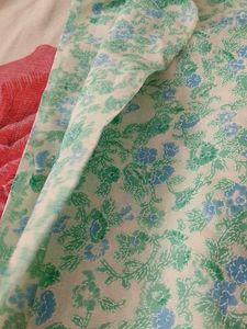 Cotton Fabric With Dupatta 2.25 Metre Kurti Frock