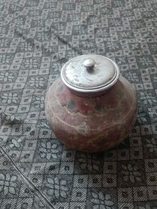 Vintage Decorative Pot Matki Steel