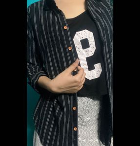 Funky Shirt With Attached T