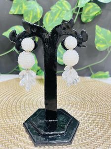 Crystal Drop Beaded Earrings