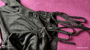 Black Lace Crop Top