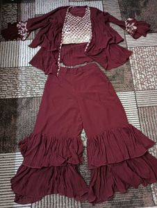 Designer 3 piece sharara set ✨