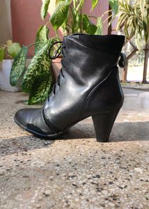 Victorian Era Style Black Boots