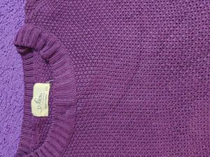 Purple Knit Sweater