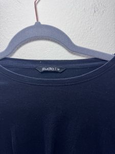 Black Crossover Top