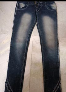 Blue Slim Fit Women Jeans