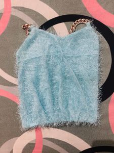 Blue Crop Top 🦋