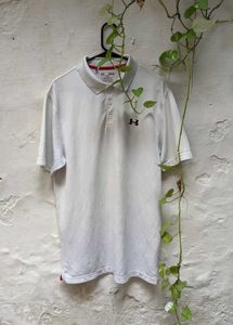 Under Armour White Polo Shirt