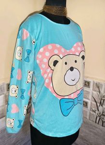 Size M/L 🎁Buy 2 Get 1 Free 🎁Cute Bear Print Top