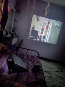 Led HD Projector With All The Cables And Back Pack