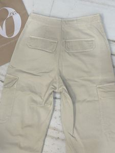 Zara High Rise Cargo Pants