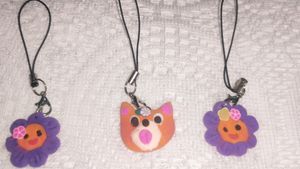 Handcrafted Clay Phone And Bag Charms