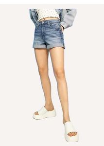Never Used Women Blue Denim Shorts