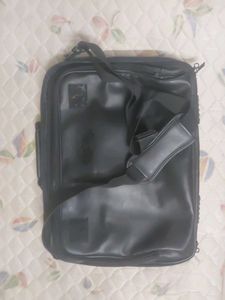 Black Laptop Leather Bag