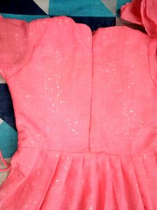 Pink Embellished Girls&#39; Dress