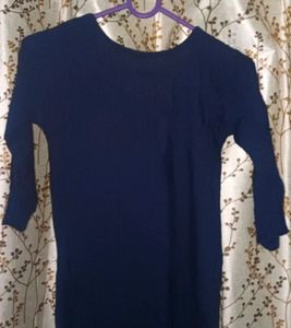 Cotton Kurtha Nevy Blue Colour,