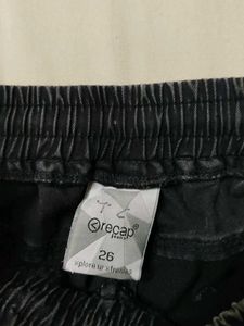 Black Cargo Jogger Pants