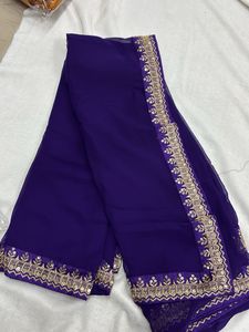 Elegant Purple Saree