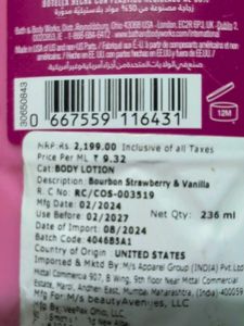 Bath &amp; Body Works Lotion