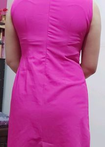 Pink Sleeveless Dress