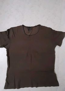 Brown Tshirt ..home wear Nightlife Lounge