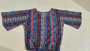 Paisley Print Top