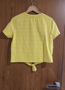 Mustard Yellow Stripes Tee