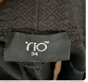 RIO Black Shorts With Top