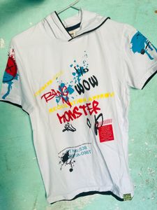 New White Cap Tshirt
