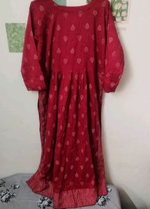Festive red kurti