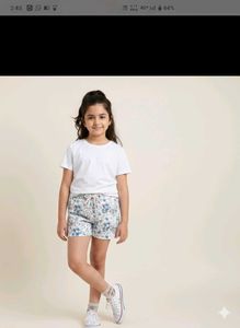 Buy 1 Get 1Floral Print Shorts Pant S Size